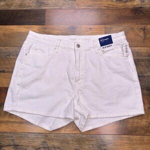 Old Navy OG Straight Shorts Womens 14 High Rise Denim Stretch Sectet Pockets New